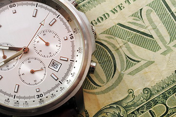 Image showing time and money