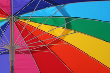 Image showing Beach Umbrella Abstract