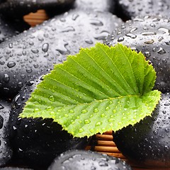 Image showing zen or spa stones