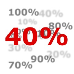 Image showing 40 percent