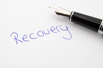 Image showing recovery