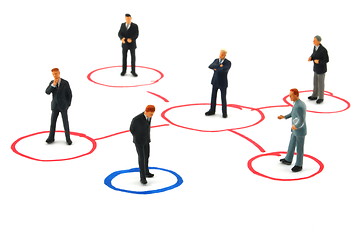 Image showing networking business people