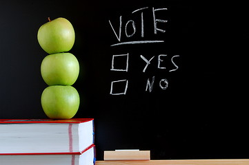 Image showing vote yes or no