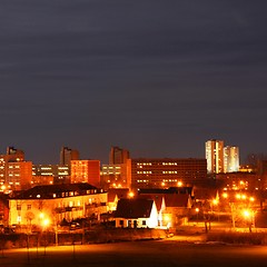 Image showing skyline at night