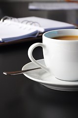 Image showing coffee organizer on a table 