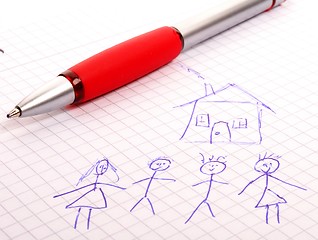 Image showing real estate family