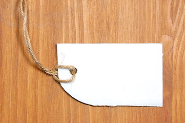 Image showing blank price tag