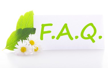 Image showing faq