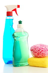 Image showing isolated cleaning supplies