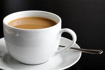 Image showing cup of coffee and copyspace