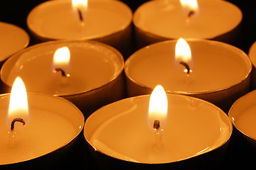 Image showing romantic candles