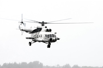 Image showing Military  helicopter