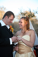 Image showing Wedding Couple: I do!