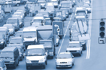 Image showing traffic jam