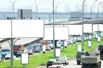 Image showing Billboards on Highway