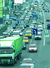 Image showing Traffic jam