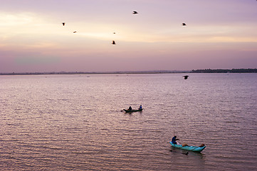 Image showing Sri lankan fishermans 