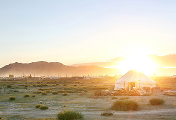 Image showing Mongolin yurt