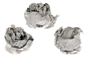 Image showing Crumpled paper 