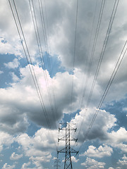 Image showing Electricity pylon