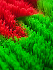 Image showing Red and green background