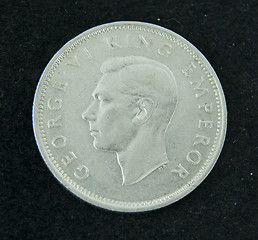 Image showing A silver New Zealand coin