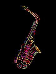 Image showing Saxophone 