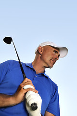 Image showing mature golf player 