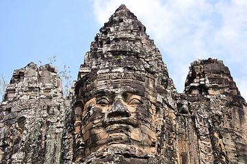 Image showing Giant buddha statue at Angkor, Cambodia