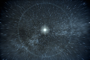 Image showing stars time warp