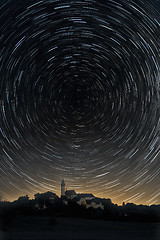 Image showing star trails