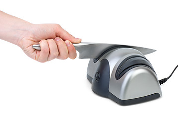 Image showing Knife sharpening