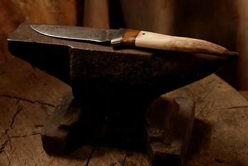 Image showing Damascus knife