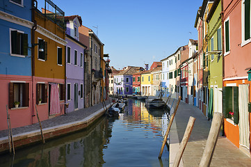 Image showing Burano island houses