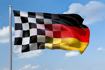 Image showing flag germany formula1