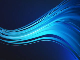 Image showing Blue background design template. EPS 8