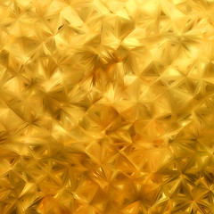 Image showing Glow gold mosaic background. EPS 8