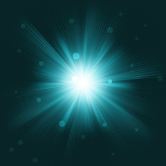 Image showing Lens flare burst background. EPS 8