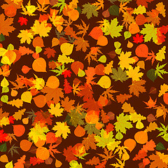 Image showing Autumn leaves, bright background. EPS 8