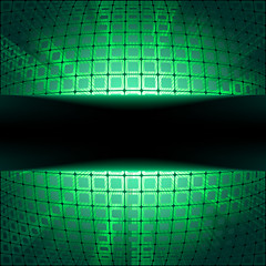 Image showing Sphere with green illumination. EPS 8