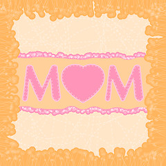 Image showing Happy Mother's Day dard template. EPS 8