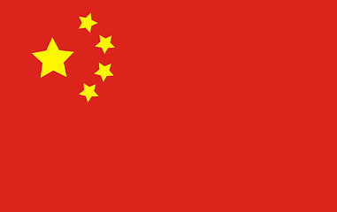 Image showing China flag ...