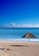 Image showing alone in the beach