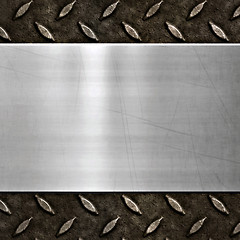 Image showing old metal background texture