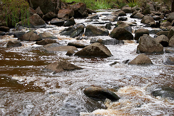 Image showing rushing water in river 