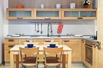 Image showing wood kitchen