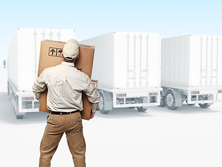 Image showing delivery man