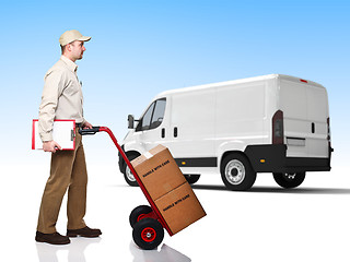 Image showing delivery man