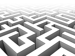 Image showing 3d maze