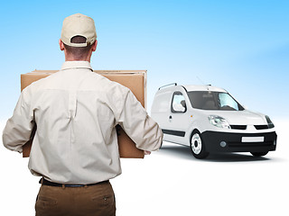 Image showing delivery man